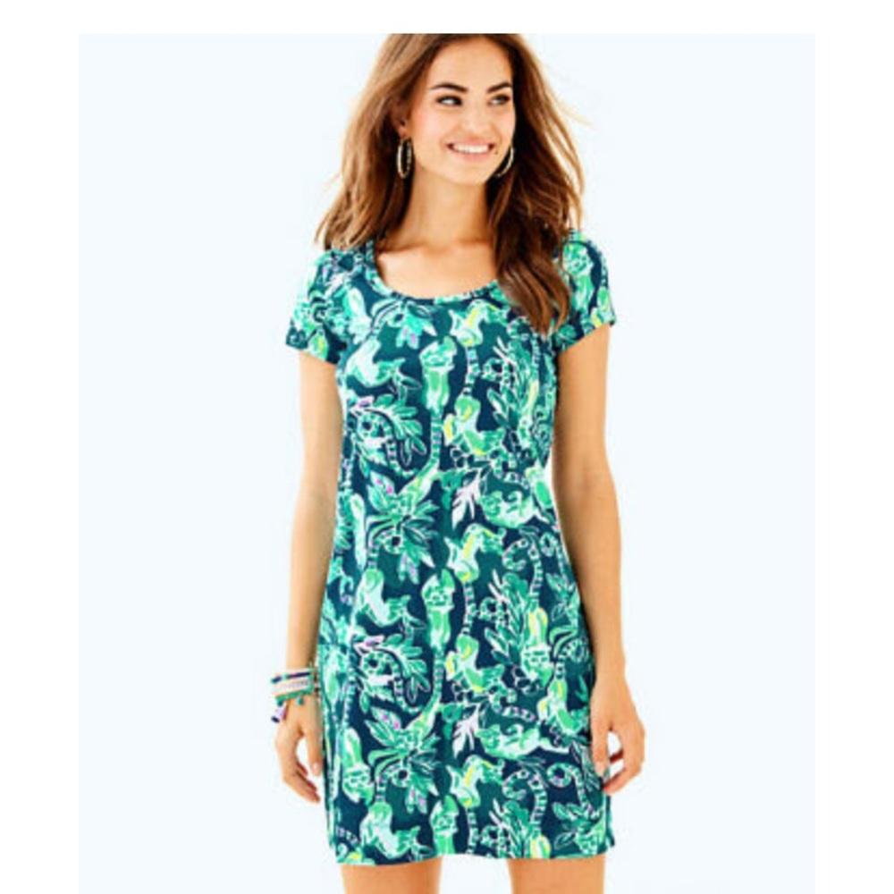 Lilly Pulitzer Beacon T-Shirt Dress Tidal Wave